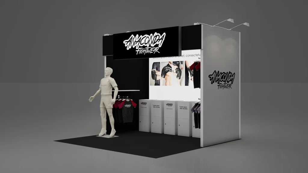 10x10 trade show booth