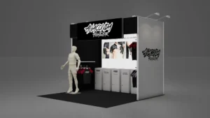10x10 trade show booth