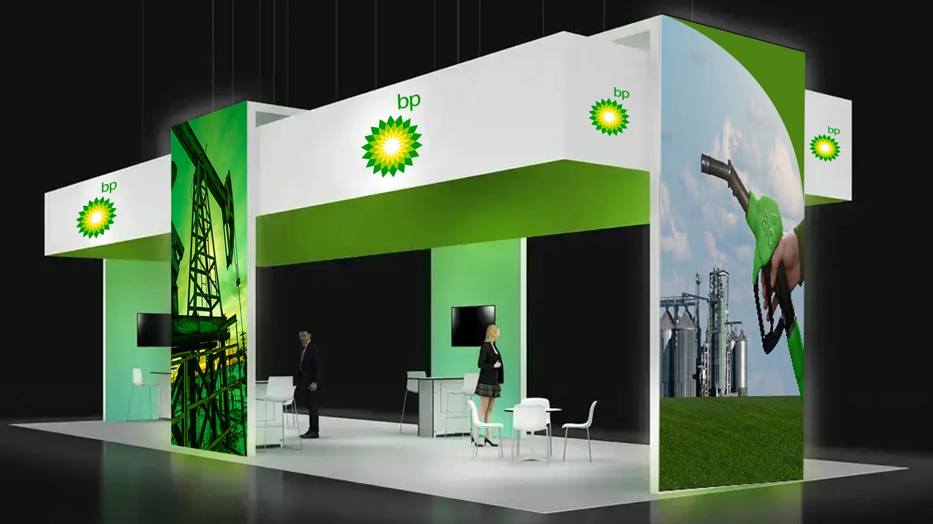 20ft x 50ft booth size