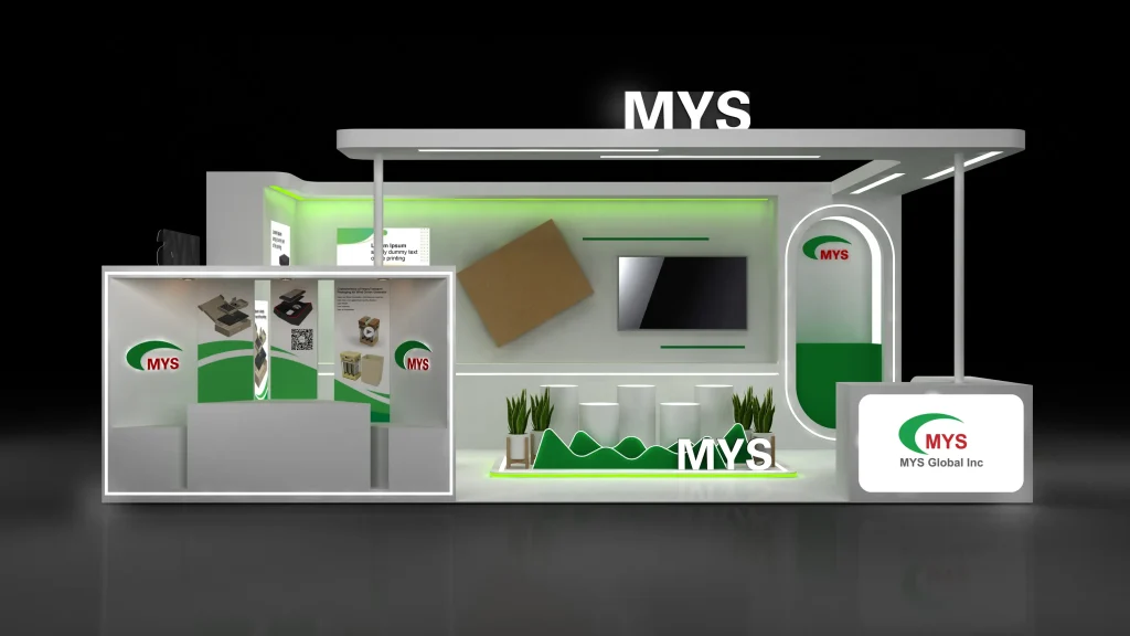 CEH2030119 20x30 island trade show booth design