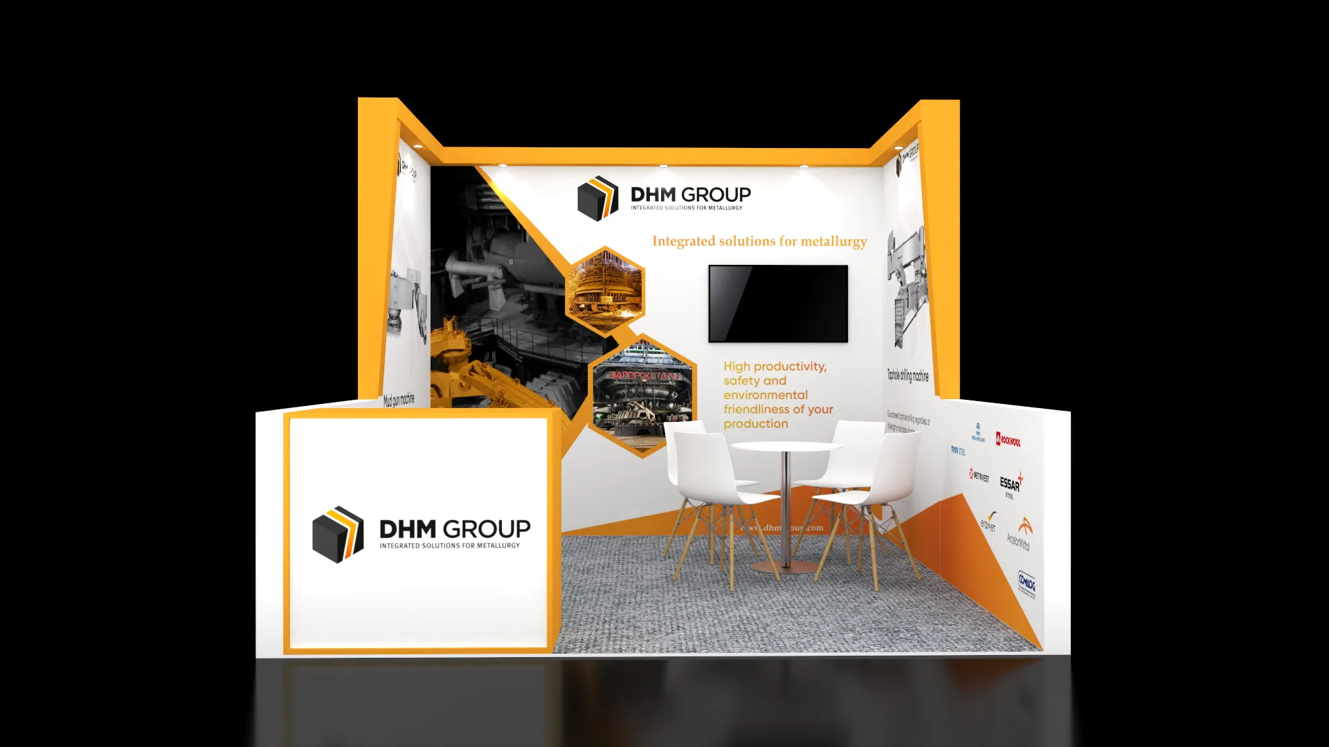 CEH1010120 10x10 trade show booth design for